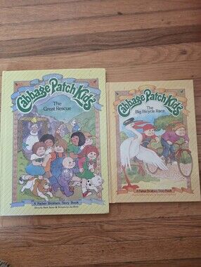 Cabbage Patch Kids Book Lot: Great Rescue, Big Bicycle Race